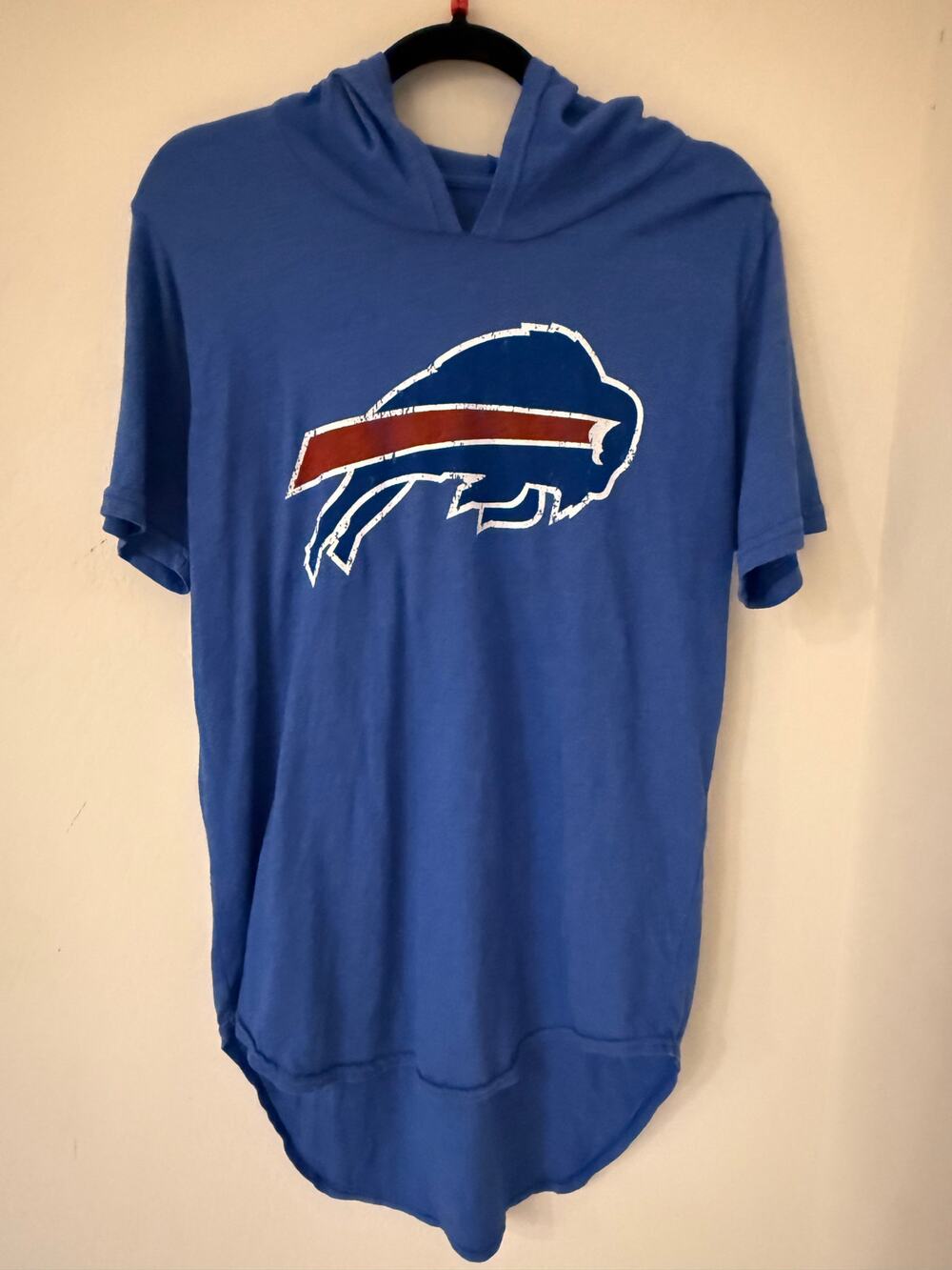 Stefon Diggs Buffalo Bills Women's Fanatics DISTRESSED Hoodie Shirt-Large NWOT